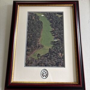 Sage Valley Golf Course Framed Picture Fairway Bunker Outdoor Office Decor‎